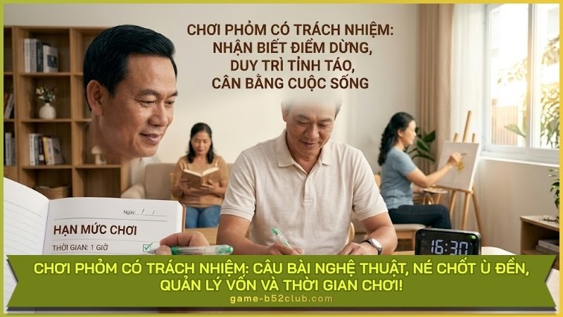 Chơi Phỏm có trách nhiệm: Câu bài nghệ thuật, né chốt ù đền, quản lý vốn và thời gian chơi!